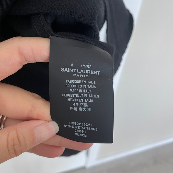 YSL Saint Laurent Cotton denim shirt - Picture 6 of 9